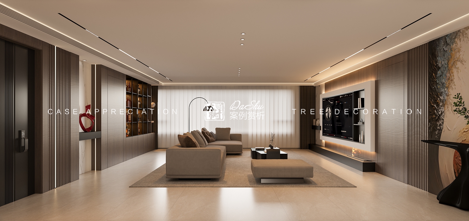 綠城誠園120㎡意式風格效果圖