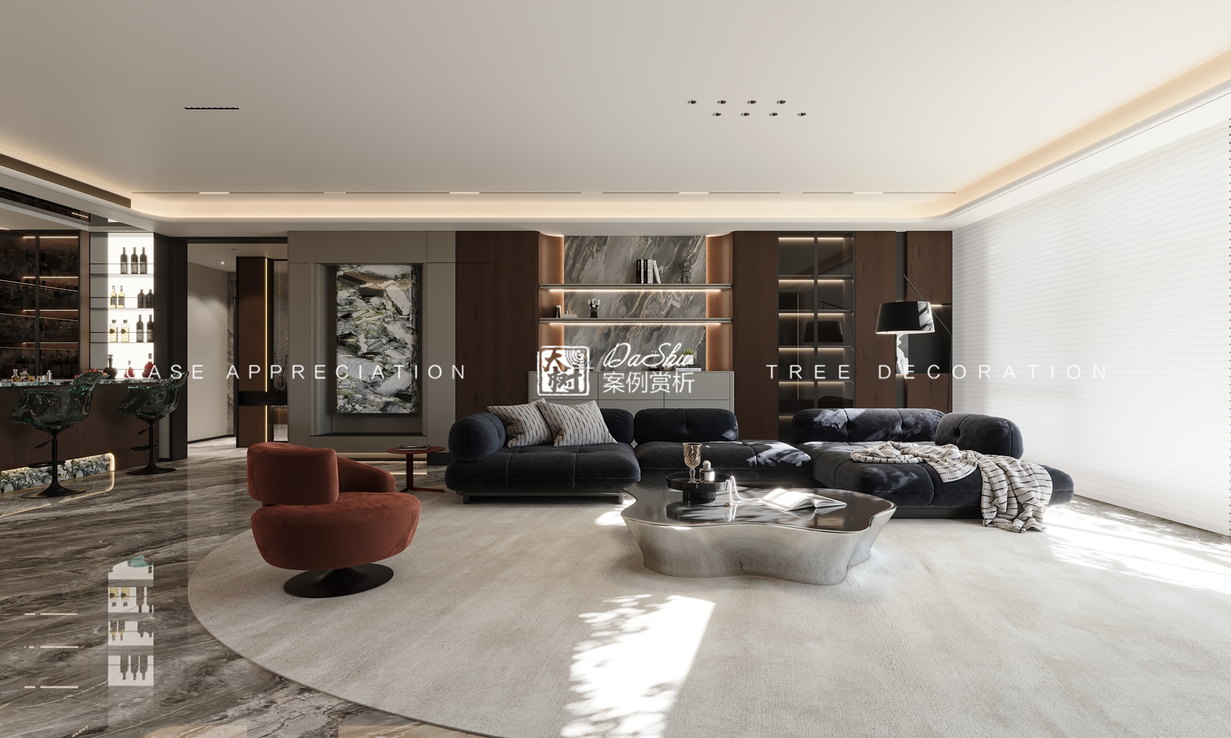 汀瀾灣79㎡現代風格效果圖