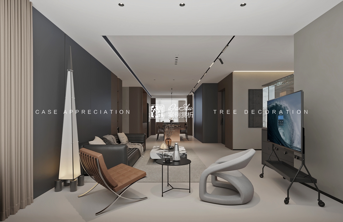 富力尚悅臺120㎡意式風格效果圖