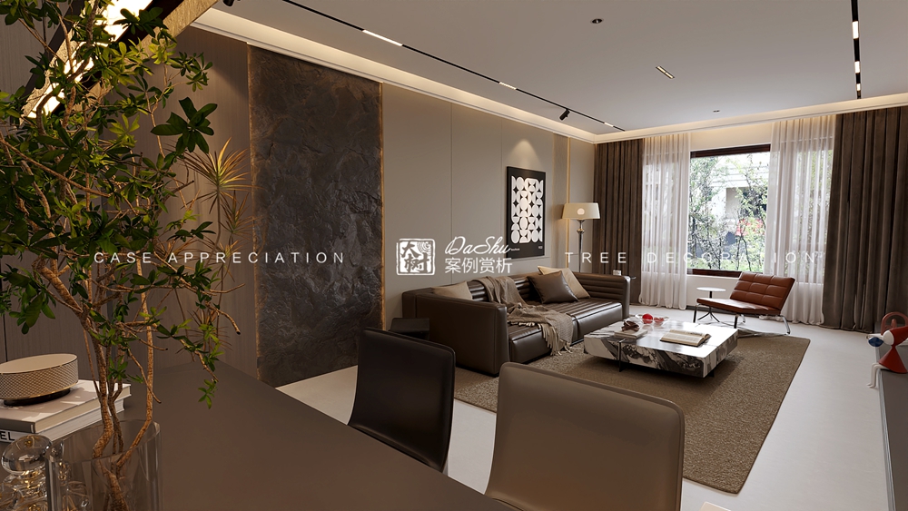 保利明玥時光61㎡意式風格效果圖