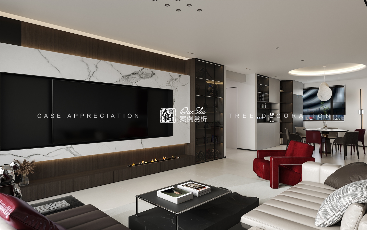 水木天成80㎡現代風格效果圖