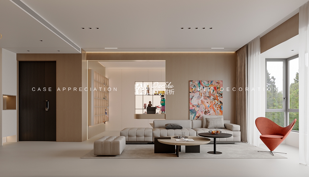 昆侖賦89㎡意式風(fēng)格效果圖