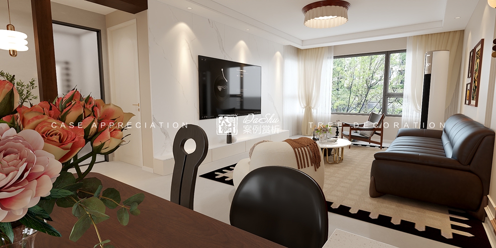 江語時代80㎡意式風格效果圖